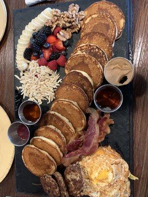 Breakfast charcuterie board