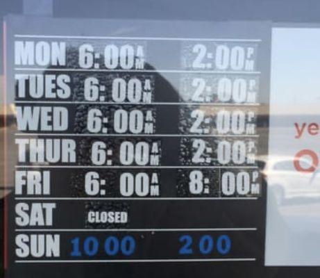 There business hours in Boaz  ,Al