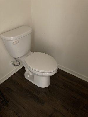 I have never been so excited to see a toilet knowing the leak is fixed