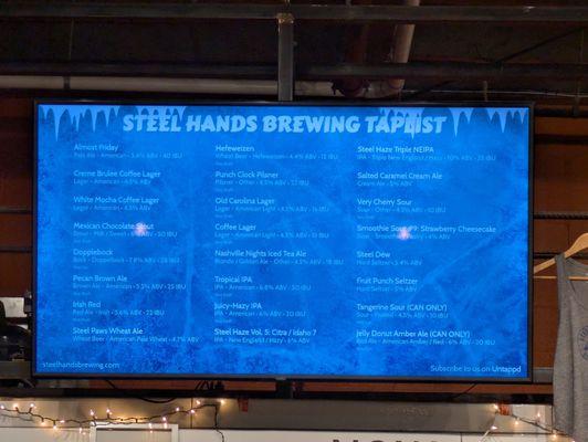 Steel Hands Brewing, Greensboro