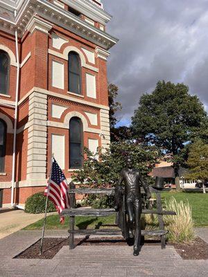 Young Mr. Lincoln and the Livingston County Courthouse