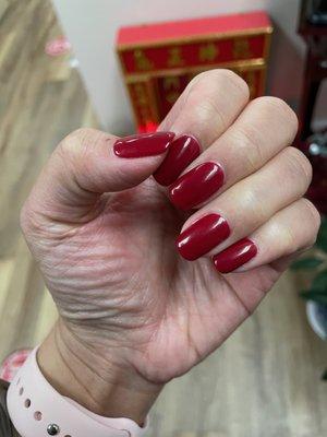 Gel manicure (my real nails)