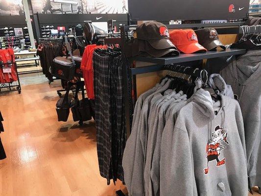 The Cleveland Browns section.