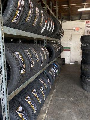 Variety of Sizes in New and Used Tires