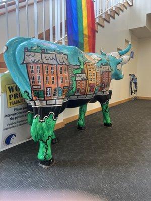 Pride in the Cow parade at SECHC!