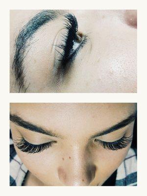 Classic lash extensions