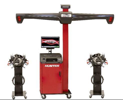 We offer in house wheel alignment with the latest technology to assure your vehicle is with in the manufacture specs.