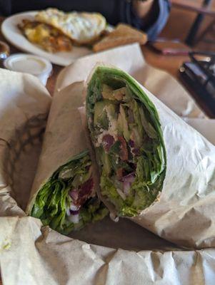 Veggie Wrap (Spinach tortilla)