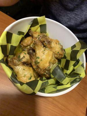 Garlic and butter wings