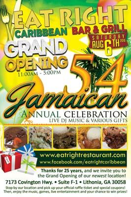 Grand Opening Event & Jamaican Emancipation and Independence Celebration