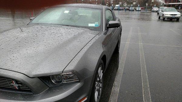 I ordered this 2014 Mustang online and Scarsdale Ford had it built for me at a plant in Indianapolis. Great car, great car dealership.