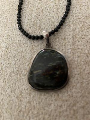 Custom Nuummite pendant