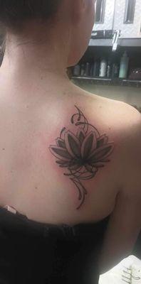 Tattoo of a lotus