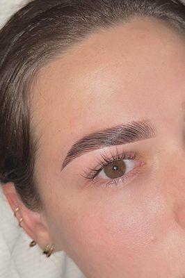 BeautyX brow lamination and tint