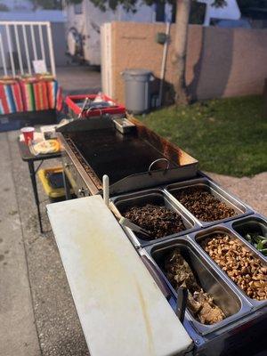 Set Up Serving Station