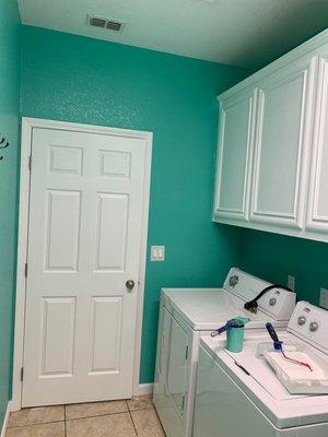 Laundry room & cabinets done