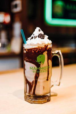 Upgrade any of our delicious hand scooped and blended milkshakes to a MAMMOTH MILKSHAKE! Enjoy it in all its glory, and you keep the mug!