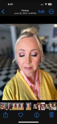 Mother of the bride makeup