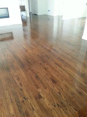 Hardwood flooring installation