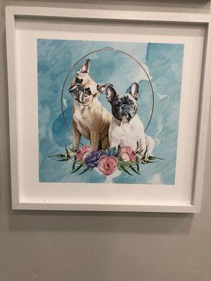 ProspectBArk commissioned this painting of my 2 pups and then hosted event for all the pup parents to meet!