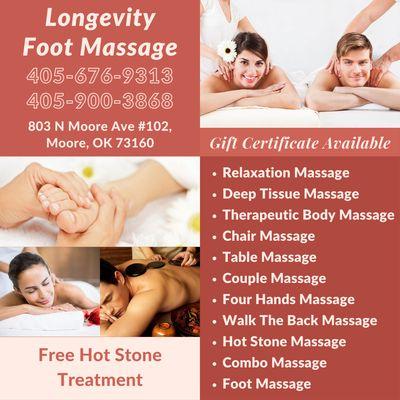 Welcome To Longevity Foot Massage