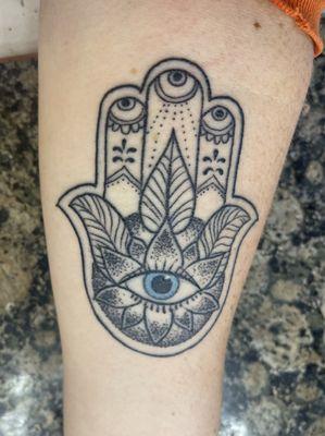 Hamsa tattoo