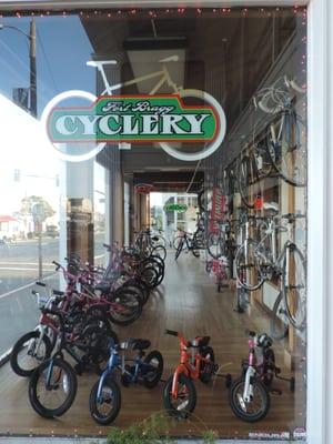 Out Front Fort Bragg Cyclery