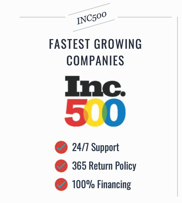 Inc Magazine 500 Fastest Growing companies in America