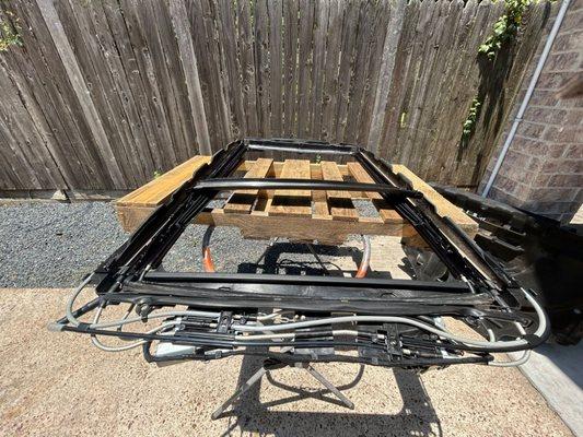 2015 Lincoln MKC SUNROOF frame