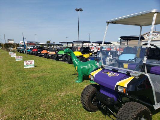 Great selection of golf cars for sale!