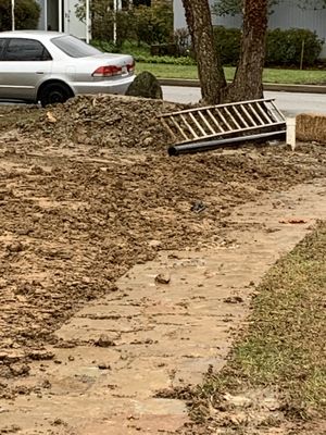 Debris left in my yard