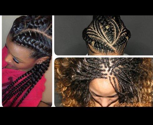 For your Braids and other hair styles please call 8322881589 to schedule an appointment. Walk ins accepted as well