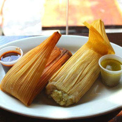 Fresh hand made tamales