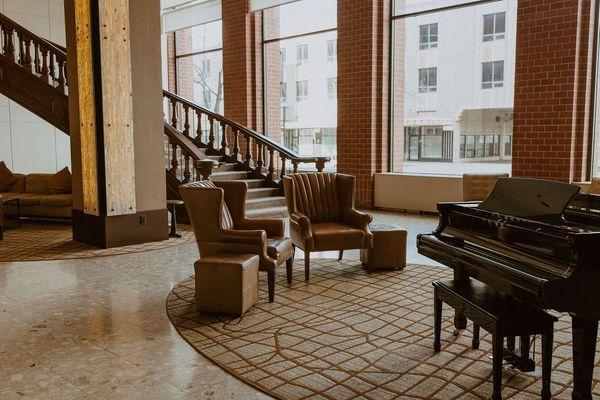 Lobby featuring our Grand Staircase