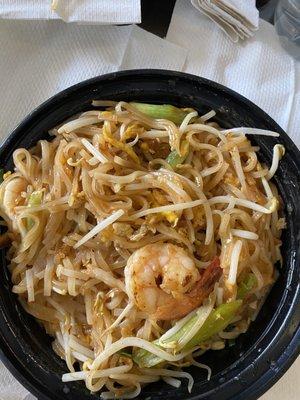 SHRIMP Pad Thai NO PEANUTS