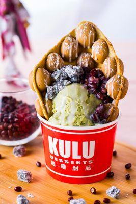 Ujikintoki. Kai (Bubble Waffle)