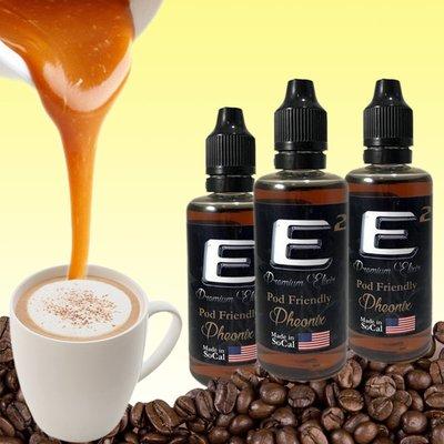 Smooth robust carmel mocha flavored e-juice!