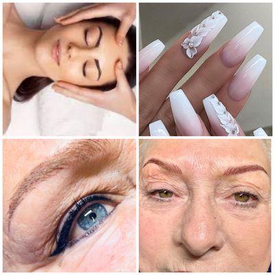 Facial & permanent makeup eyebrows + eyes liner