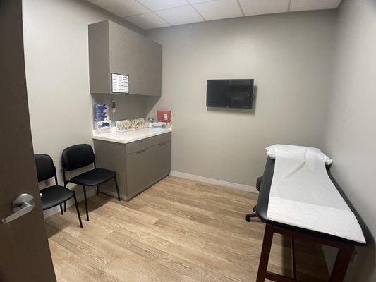 Clean Patient exam rooms