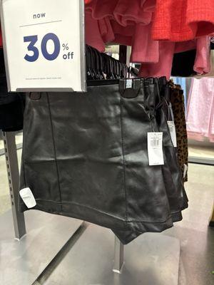 Cute pleather girls skirt 11.13.24