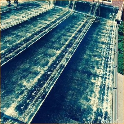 Modified rubber roofing system