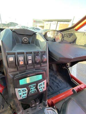 Can-Am Maverick Stereo install