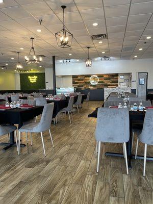 Interior of the restaurant