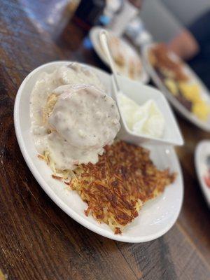 Biscuits and gravy