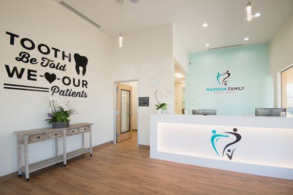 Madison Family Dental Group - Reception Area