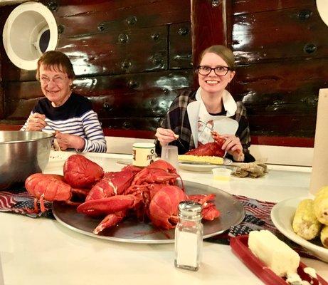 A Maine trip wouldn't be complete without a lobster feast!