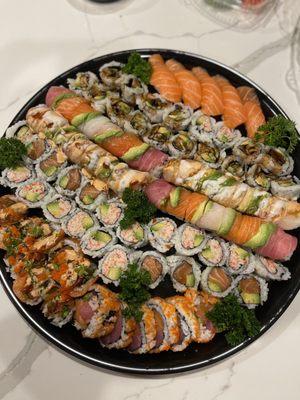 Sushi Platter (everything I chose myself)