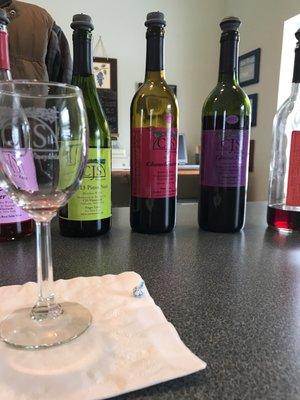 The 2013 chambouricin was my favorite! $3 to taste 7 wines!