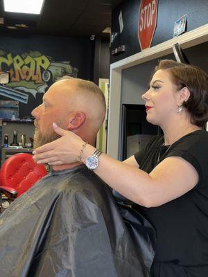 The Service Station Barber Garage