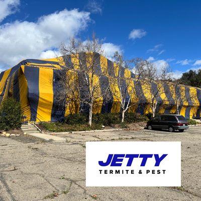 Large commercial fumigation in Ojai, CA.